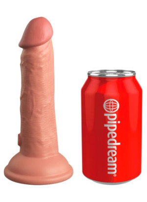 6" Dual Density Silicone Cock